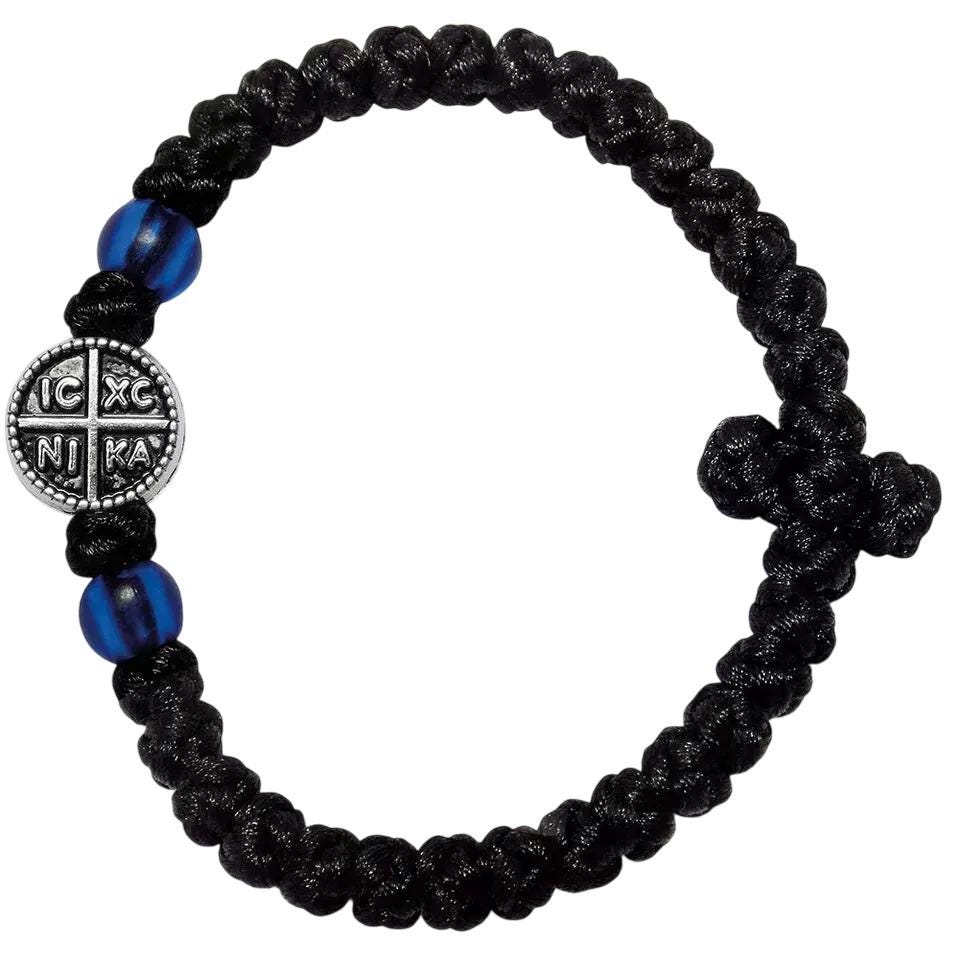 Greek Orthodox Silk Traditional Jesus Prayer Rope Komboskini Rosary Bracelet