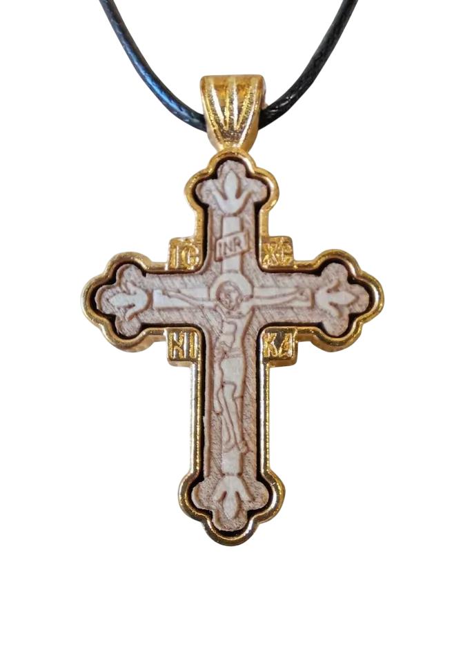 1.65" Greek Orthodox Mount Athos Pendant Necklace Cross 4.2cm
