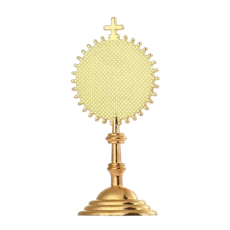 2 1/2" Car Decoration Monstrance JHS Religious Communion Sacrament Statue 6.3cm