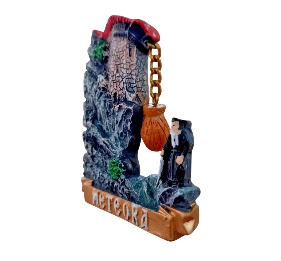 1/4" METEORA GREECE UNESCO Wold Heritage Site Monastery Holy Rocks Souvenir 8.3cm