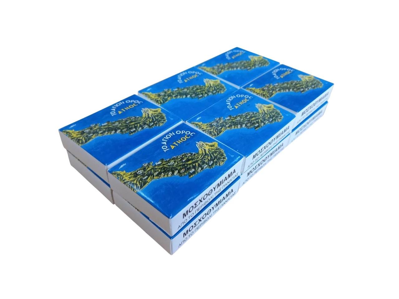12 Packs Holy Blessed Handmade Aromatic Authentic Mount Athos Exceptional Quality Orthodox Incense Frankincense