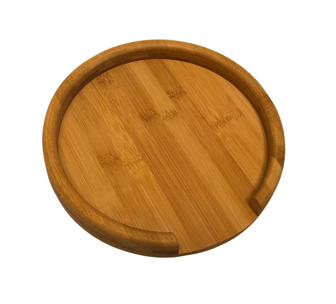 9 1/8" Greek Orthodox Wooden Proskomedia Holy Bread Base Stand Disk Paten Altar Tray 23.5cm
