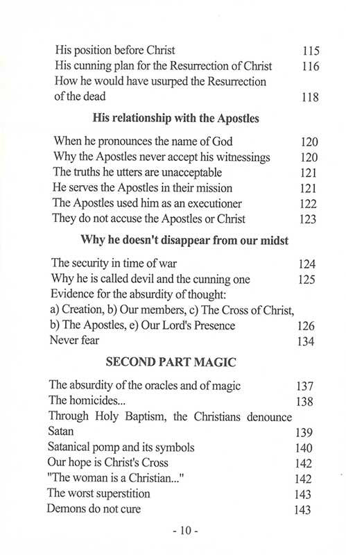 The Devil and Magic Saint John Chrysostome Mount Athos Greek Orthodox Theology Reading Book