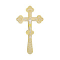 8 1/4" Russian Style Trilobe Orthodox Blessing Hand Cross Old Slavonic Church