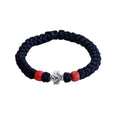 33 Knots Handmade Greek Orthodox Handkontted Metal Cross Elastic Prayer Rope Komboskini Chotki Rosary