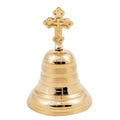 4.13" Solid Brass Elegant Christian Ritual Altar Church Monastery Hand Bell 10cm