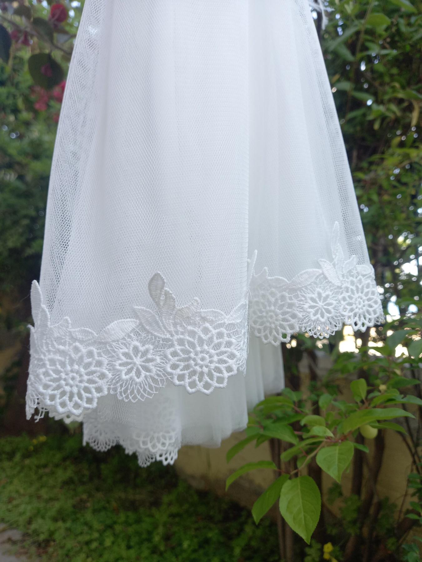 Couture Outfit Girl Christening Ivory Dress Romantic Christening Gown Elegant Baptism Dress For Baby Girl Baptism Wedding Handmade in Greece