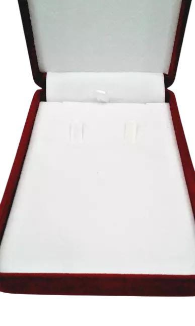Pectoral Cross Cases - Jewelry Gift Box - Velvet Jewellery  Storage Soft Inerior Cases