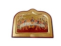 6 1/2" Greek Orthodox Gilded The Last Supper Wooden Wall Mounted Icon 16.5cm