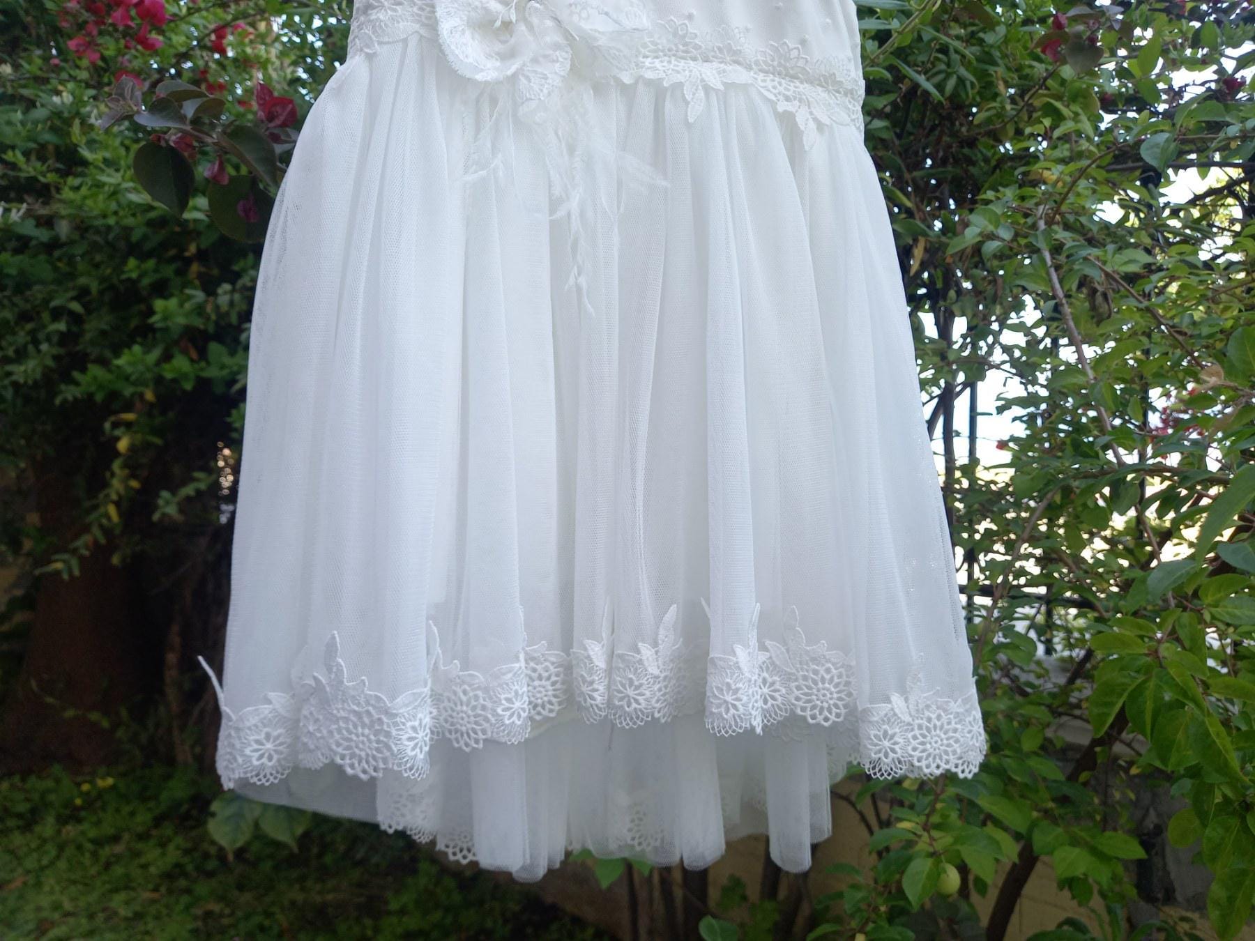 Couture Outfit Girl Christening Ivory Dress Romantic Christening Gown Elegant Baptism Dress For Baby Girl Baptism Wedding Handmade in Greece