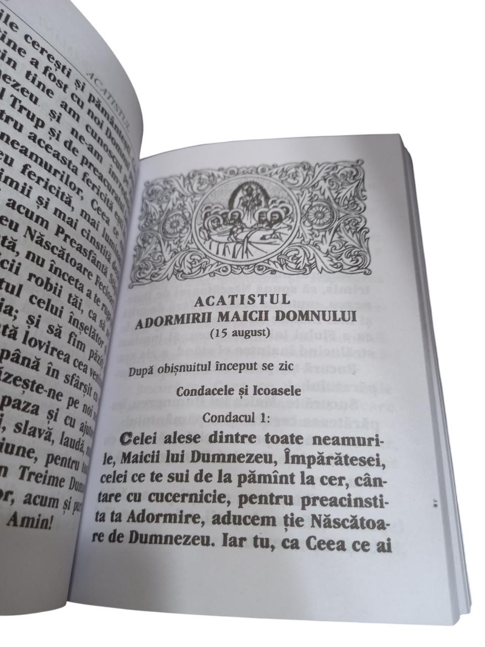 Romanian Orthodox Prayer Book – Buchet de Acatiste ale Maicii Domnului – Collection of Virgin Mary Hymns – Christian Religious Gift Book