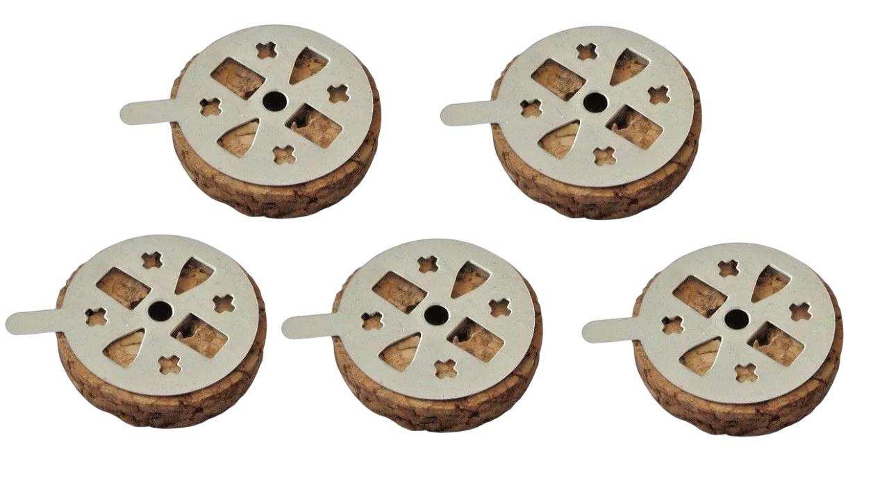 Premium Quality Adjustable Round Cork Float Replacements for Greek Orthodox Wicks Vigil Oil Lamps