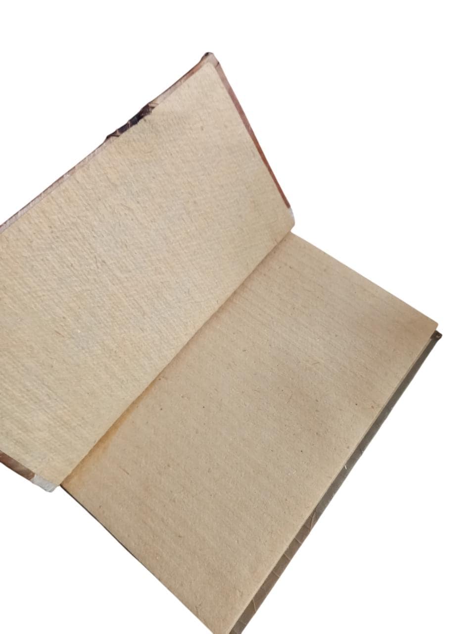 Real Leaf Organic Notebook Vegan Journal Eco Friendly Handicraft Sustainable Diary with Handmade Paper