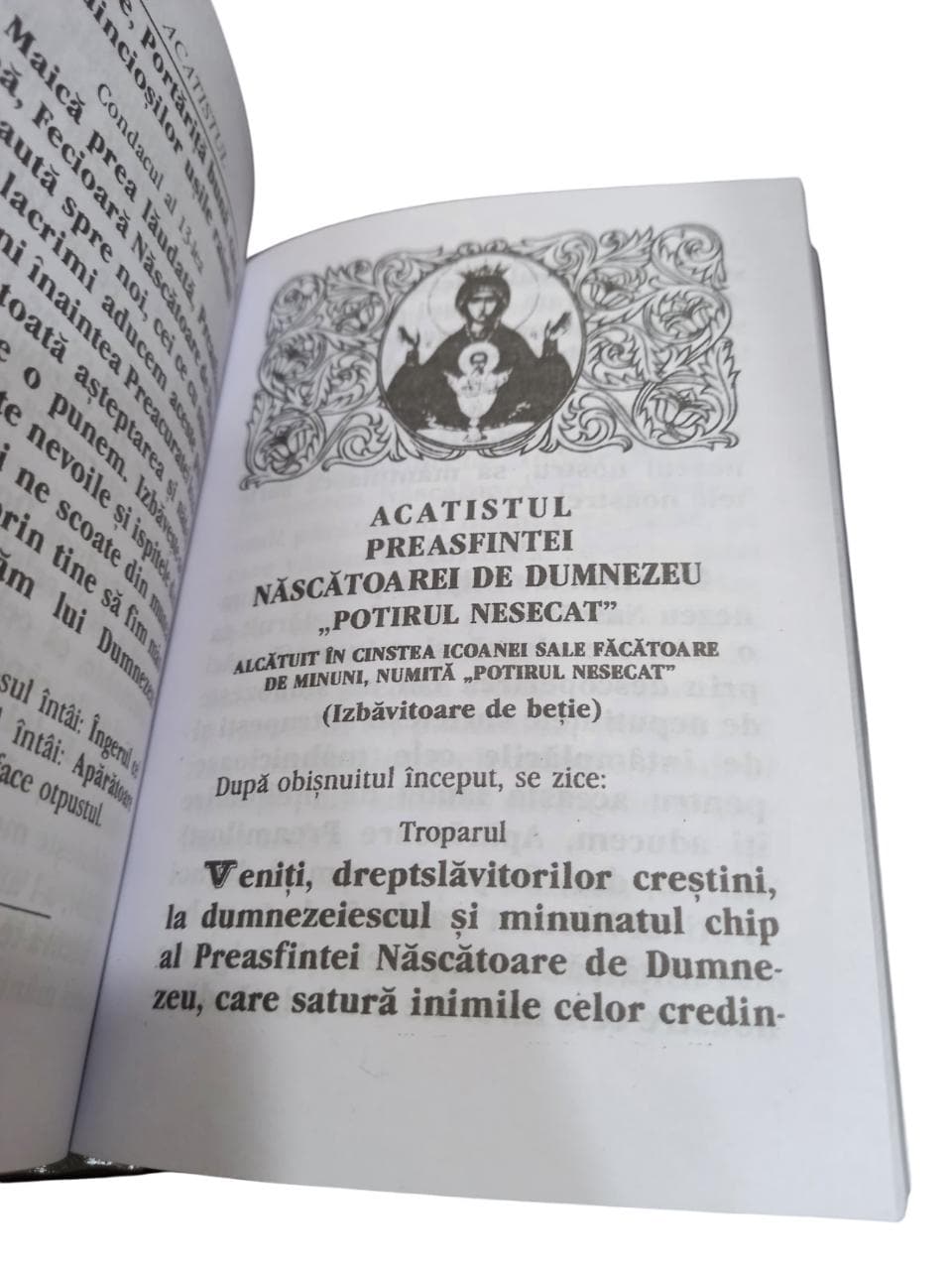 Romanian Orthodox Prayer Book – Buchet de Acatiste ale Maicii Domnului – Collection of Virgin Mary Hymns – Christian Religious Gift Book