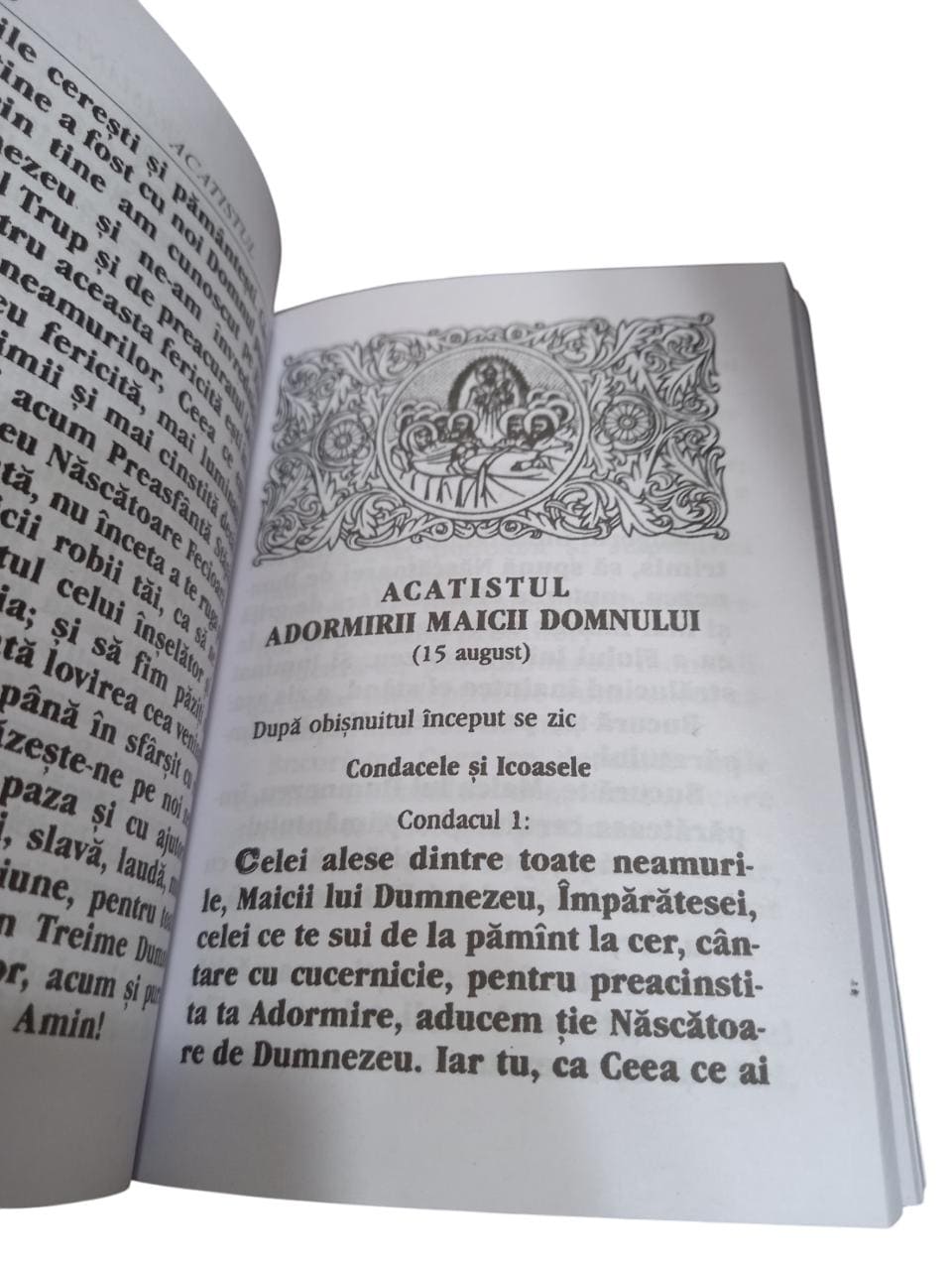 Romanian Orthodox Prayer Book – Buchet de Acatiste ale Maicii Domnului – Collection of Virgin Mary Hymns – Christian Religious Gift Book
