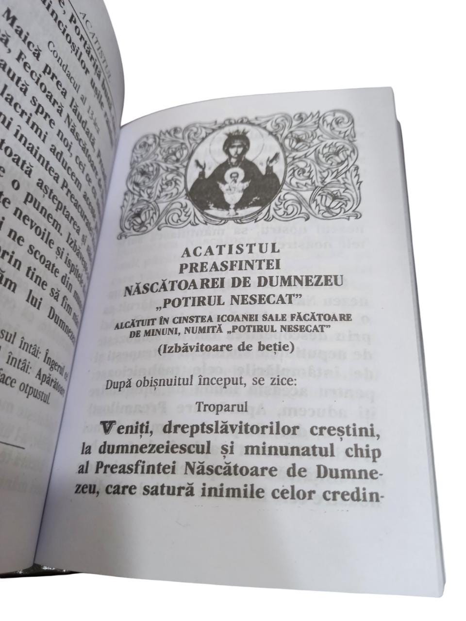 Romanian Orthodox Prayer Book – Buchet de Acatiste ale Maicii Domnului – Collection of Virgin Mary Hymns – Christian Religious Gift Book