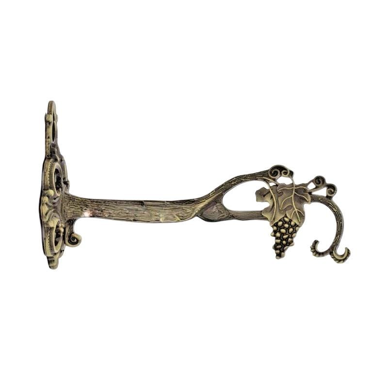 Greek Christian Vigil Oil Lamp Wall Hanging Cross & Vine Design Byzantine Orthodox Decor with Hanging Chains