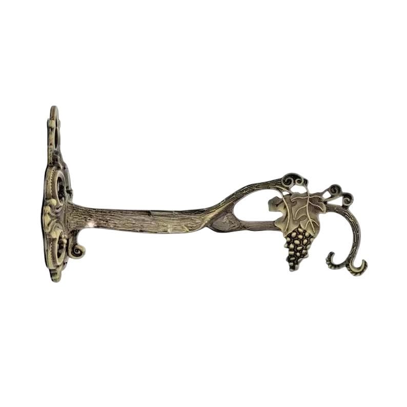 5" Wall Mounted Greek Orthodox Hook Bracket for Vigil Oil Lamps Hanging Engraved Design 12.5cm
